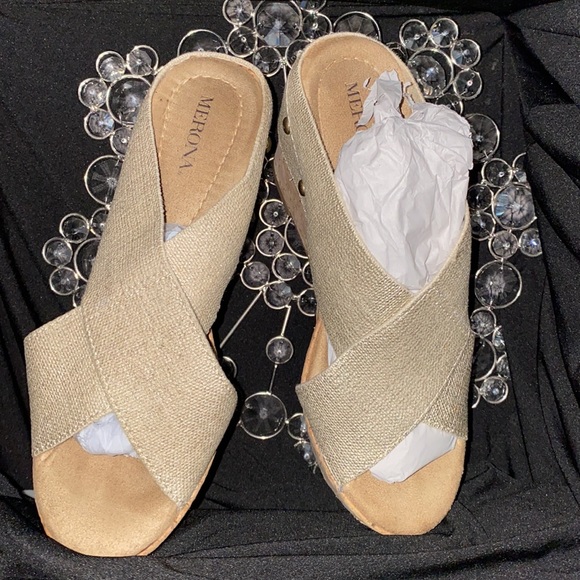 Merona Gold Wedges - Picture 2 of 5